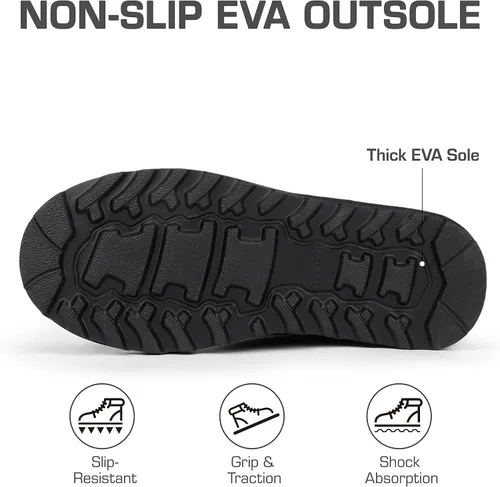 Vista 4 de DREAM PAIRS - Botas modernas para nieve de media caña para mujer