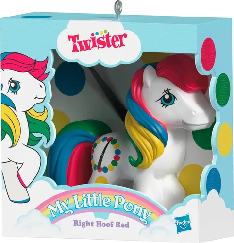 Vista 7 de Hallmark Keepsake Adorno de Navidad 2023, Hasbro My Little Pony: A New Generation Izzy Moonbow, regalos para niños