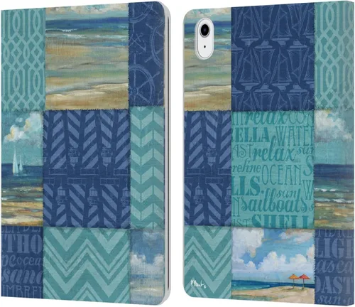 Vista 8 de Head Case Designs Funda de piel con licencia oficial de Paul Brent Agate Mermaid Coastal Book Wallet compatible con Apple iPad 10.2 2019/2020/2021