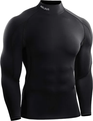 Vista 2 de NELEUS Men's 3 Pack Athletic Compression Shirt Running Shirts