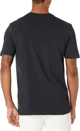 Vista 2 de BOSS Camiseta de algodón con logotipo de contorno para hombre