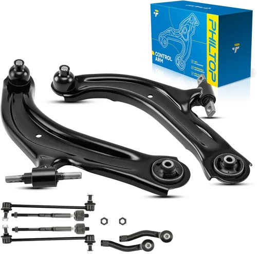 Vista 139 de PHILTOP 6 piezas de brazo de control delantero inferior con barra estabilizadora de rótula para Nissan Rogue 2014-2020 Rogue Sport 2017-2022 Qashqai