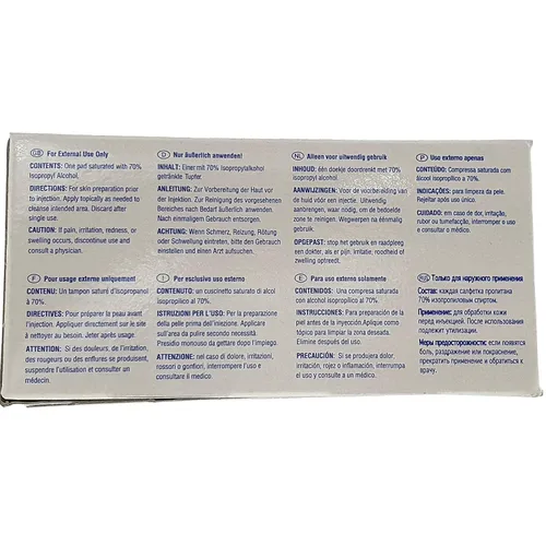 Vista 2 de PDI Professional Disposables PT #C69900 PT #C69900, almohadillas esterilizadas con alcohol 100/Bx
