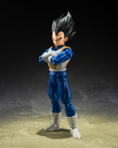 Vista 2 de TAMASHII NATIONS - Figura de acción de Dragon Ball Z - Vegeta S.H.Figuarts