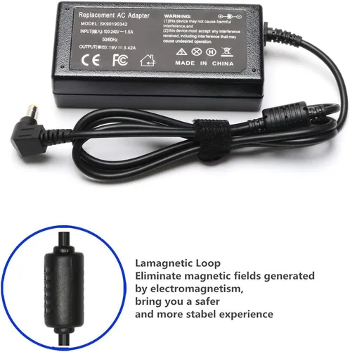 Vista 3 de Cargador adaptador de CA apto para Harman Kardon Onyx Studio 6 5 4 3 2 1 Bluetooth inalámbrico altavoz portátil cable de alimentación 【Envío