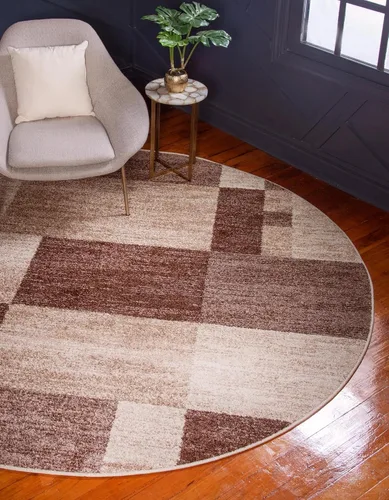 Vista 14 de Unique Loom - Alfombra de la colección Otoño Providence (rectangular de 2 x 3 pies 1 pulgada, azul grisáceo/marrón claro)