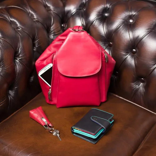 Vista 5 de VISCONTI SP31 Cartera plegable de cuero suave multicolor, Negro -, Billetera plegable