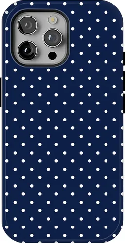 Vista 11 de Funda para iPhone 16 Pro Max con lunares, color negro y rosa Negro & Rosado