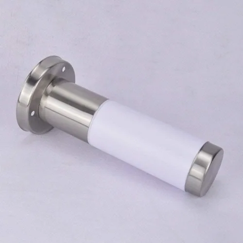Vista 3 de Paquete de 2 lámparas de poste de acero inoxidable para exteriores, IP44, impermeable, a prueba de óxido, E27, luces de pilar de patio, iluminación