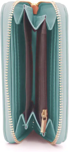 Vista 4 de LOVESOME Cartera pequeña con cremallera alrededor de la muñeca para mujer