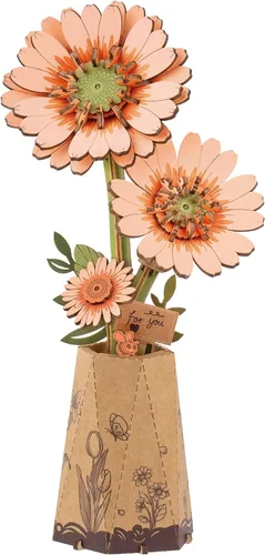 Vista 24 de rowood Kits de flores de madera de bricolaje-TW141