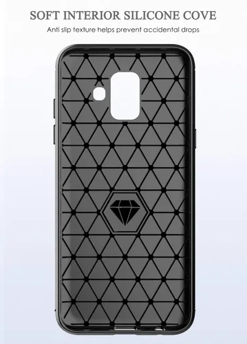 Vista 6 de Asuwish Funda de teléfono para Samsung Galaxy A6 con protector de pantalla de vidrio templado y accesorios de celda de silicona delgada y suave TPU
