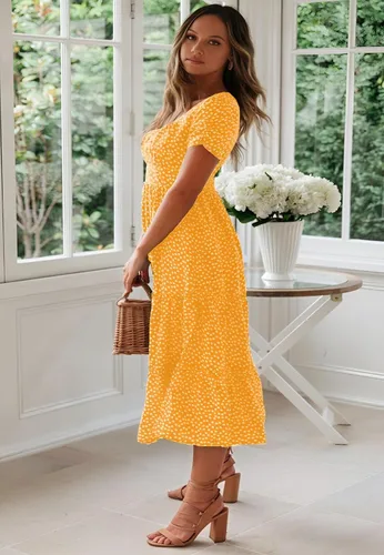 Vista 2 de Minivestido casual de mujer para primavera y verano