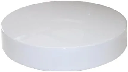 Vista 2 de Beam Lighting - Difusor redondo de acrílico estilo tambor blanco de 11 pulgadas Cubierta de repuesto de luz de techo Circline con cuello