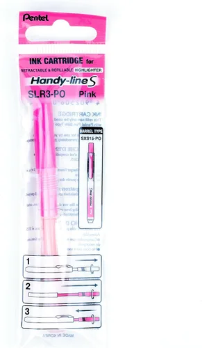 Vista 7 de Pentel Recambio para resaltador Handy-Line S, tinta verde claro, caja de 12 (SLR3-K)