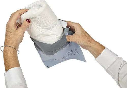Vista 8 de Fab Little Bag HyGeeni - Bolsas de eliminación para pañales, almohadillas de incontinencia, bolsas de ostomía y catéter, evita olores, sin ensuciar