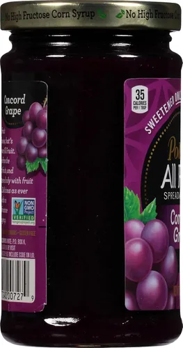 Vista 5 de Polaner Todas las frutas con fibra de uva untable Fruta 10 oz