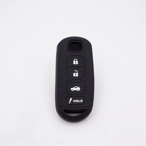 Vista 6 de Funda para llave de coche para Mazda 2/3/5/6 CX-3 CX-5 CX-7 CX-9 Miata MX5 2018-2020, funda de silicona para llave remota de 2/3/4 botones