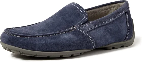 Vista 8 de Geox Mocasín de conducción Monet19 para hombre Cuero negro