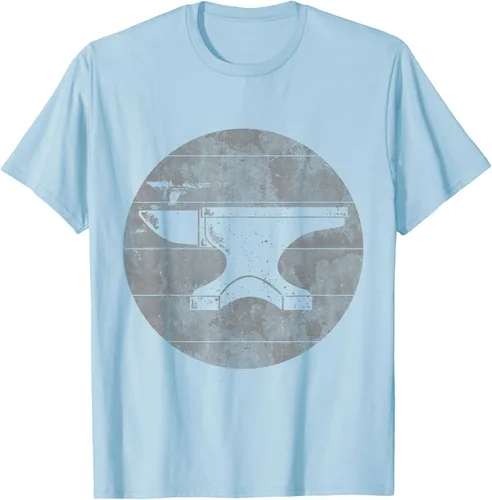 Vista 46 de Vintage herrería forja retro regalo para la camiseta del herrero Negro