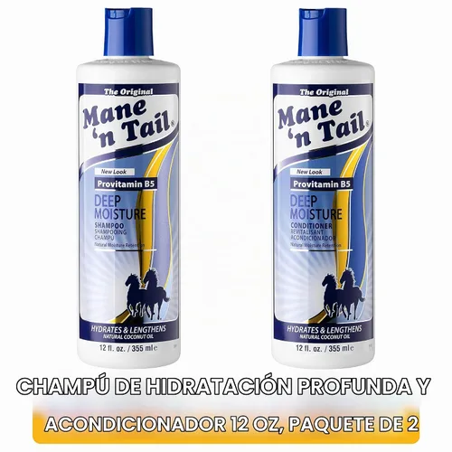 Vista 3 de Mane 'N Tail Champú y acondicionador hidratante profundo