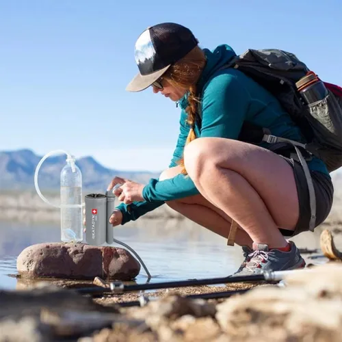 Vista 8 de Katadyn Hiker Pro Microfiltro. Microfiltro protege sedimentos y partículas finas, lavable en el campo, para mochileros, camping, senderismo