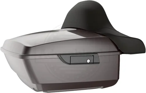 Vista 42 de Moto Onfire King Tour - Maletero con almohadilla de respaldo para Harley Touring 1997+ (Barracuda Silver)