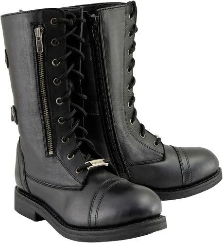 Vista 13 de Milwaukee Leather Botas de Motociclista de Cuero para Mujer de Rodilla a Altura de la Pierna Colección Premium MBL
