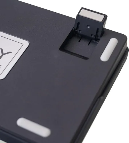 Vista 9 de GK GAMAKAY Teclado mecánico LK75 con junta al 75% con pantalla inteligente TFT 2 en 1 y perilla, Bluetooth 5.02.4GHzUSB-C con cable MDA Perfil