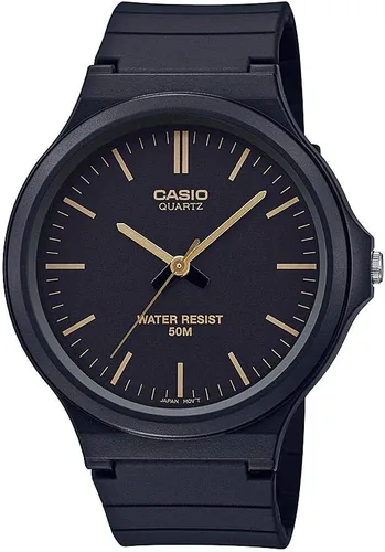Vista 7 de Casio MW240 Series Men’s Quartz Watch 50M WR Large Resin Case Resin Glass Resin Band Large Arabic Numerals Analog Watch Easy to Read