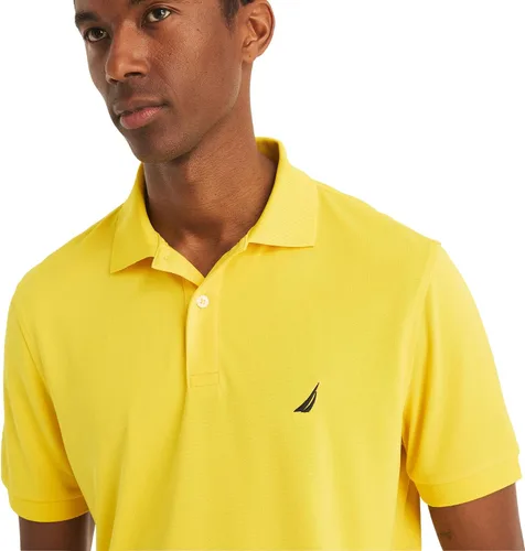 Vista 134 de Nautica playera polo clásica de mangas cortas, color sólido, para hombre
