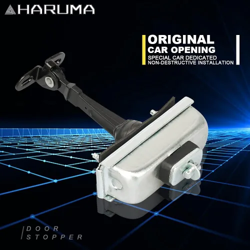 Vista 4 de HARUMA Correa de tope de puerta delantera izquierda lado del conductor 1999 2000 2001 2002 2003 2004 para Jeep Grand Cherokee 55135591AC