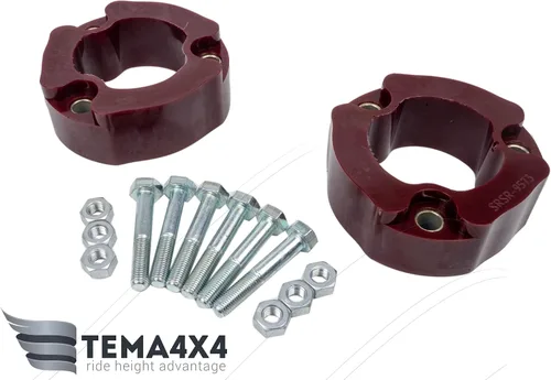 Vista 4 de Separadores de puntal delantero de 1.575 in compatibles con Nissan PATHFINDER R51 2004-2013 Navara D40 2004-2015 Navara D23 2014-presente