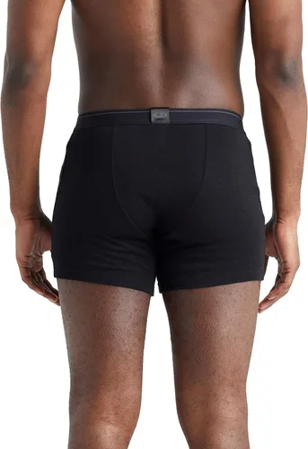 Vista 4 de Icebreaker Merino Boxeadores 175 Everyday Wfly para hombre Negro