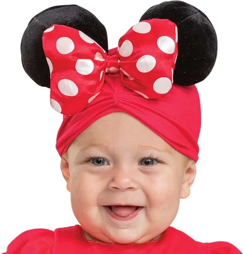 Vista 4 de Minnie Mouse Red Posh Dress Disney Infant Costume