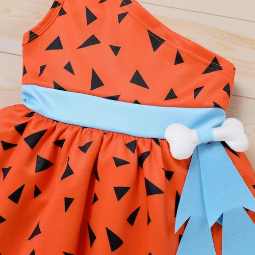 Vista 5 de OBEEII Disfraz de Picapiedra Bamm-Bamm para niños y niñas disfraz de Picapiedra Fred para cosplay sesión de fotos