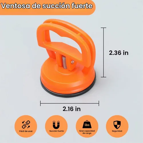 Vista 5 de EFAITHFIX Ventosas resistentes, 2 piezas de ventosa de pantalla LCD, abridor de pantalla de computadora compatible con iPad, iMac, MacBook, tableta