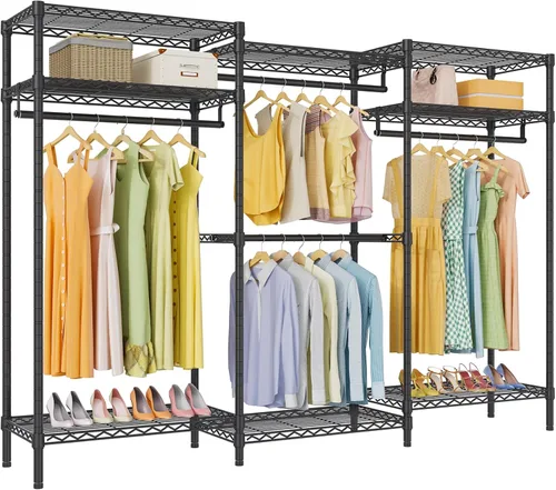 Vista 16 de VIPEK V5i Perchero de Ropa Armarios de Dormitorio Organizador de Closet Independiente, Closet Guardarropa Portátil Perchero de Ropa Resistente con 8