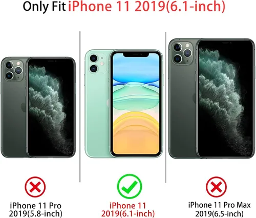 Vista 7 de NITITOP Funda compatible con iPhone 11, funda transparente con diseño de oso floral y cadena de pulsera de flores para mujeres y niñas, funda de TPU