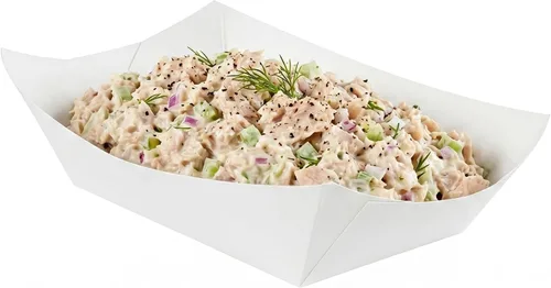 Vista 12 de Restaurantware -Bio Tek - Bandejas de alimentos de 2 onzas, 400 bandejas de papel desechables para alimentos, resistentes, a prueba de grasa, botes