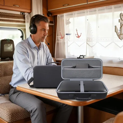 Vista 9 de co2CREA Estuche de viaje rígido de repuesto para impresora HP OfficeJet 200