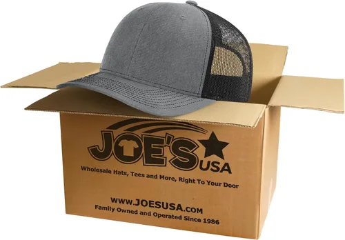 Vista 6 de Richardson 112 XL Classic Six Panel Trucker Hat - Gorras estructuradas de primera calidad Negro