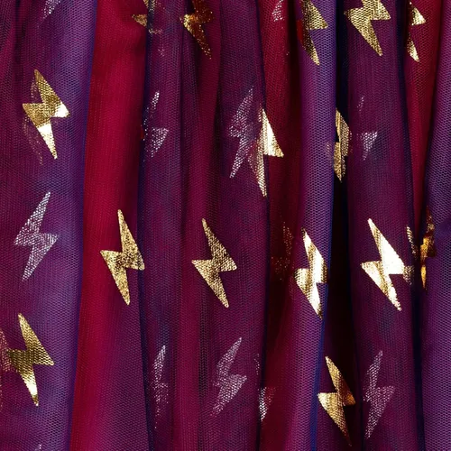 Vista 7 de Harry Potter Gryffindor - Conjunto de 3 piezas para niñas, falda de tul y diadema