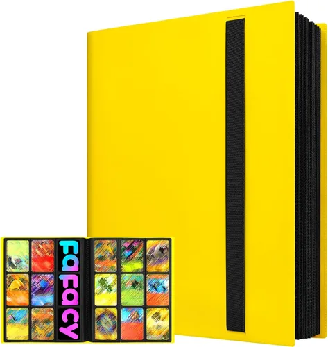 Vista 11 de Carpeta de tarjetas coleccionables de 9 bolsillos, 360 tarjetas Negro
