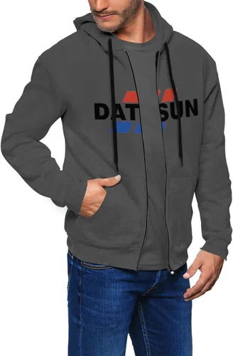 Vista 3 de Lizisgu Datsun - Sudadera con capucha y cremallera completa para hombre