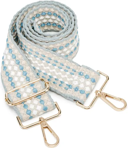 Vista 2 de Bolso bandolera retro de cuero vegano para mujer, con correa de hombro de leopardo romovable