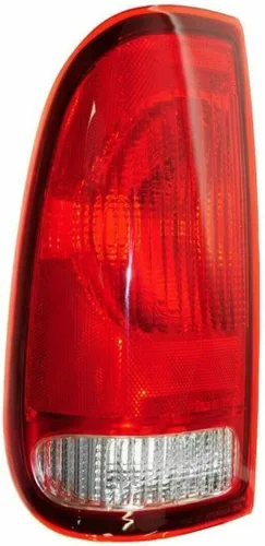 Vista 4 de Luz trasera trasera transparente carcasa negra para Ford F150 1997