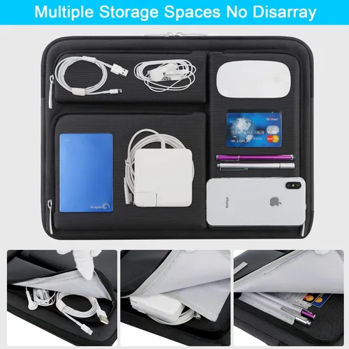 Vista 5 de Lacdo Funda para laptop Chromebook para Samsung HP Lenovo Dell Acer ASUS Chromebook de 11.6 pulgadas, Microsoft Surface Pro 11 Copilot+PC/Surface