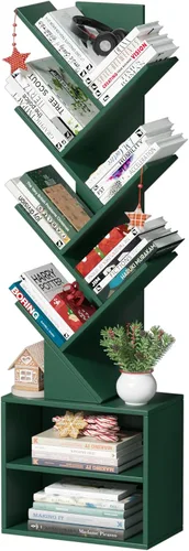 Vista 25 de SHEEPAM Estantería de árbol de 4 niveles con cajón