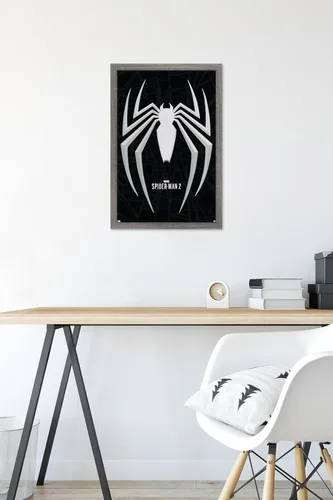 Vista 6 de Trends International Marvel's Spider-Man 2 - Póster de pared con icono de Peter Parker, 22.4 pulgadas de largo x 14.7 pulgadas de ancho, versión